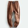 Good Goods Are Coming! Winter Thickened Fleece-lined Men's Warm Cotton-padded Trousers Elastic Waist Export Foreign Trade Casual Ankle-tied Sweatpants