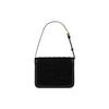 Saint Laurent Logo Plaque Quilted Shoulder Bag Black Women Shoulder_bags 739139-AABR9-1000