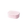 HAKOYA Lunch Made In Microwave and Dishwasher Safe [OKN] Quick-Wash Box, One-Touch, Japan, Medium, 600ml, Pink,
