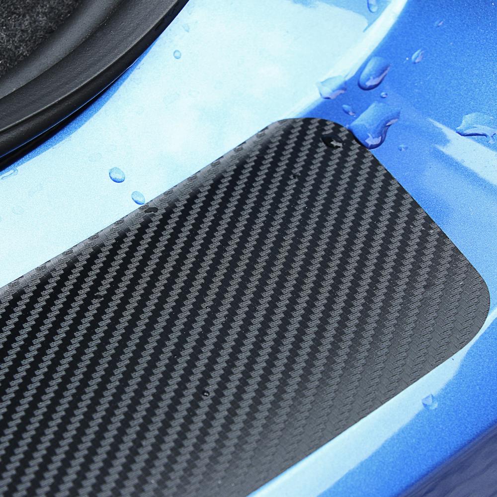 Auto Rear Bumper Trunk Tail Lip Carbon Fiber Protection Sticker Decal Car Styling Car Accessory
