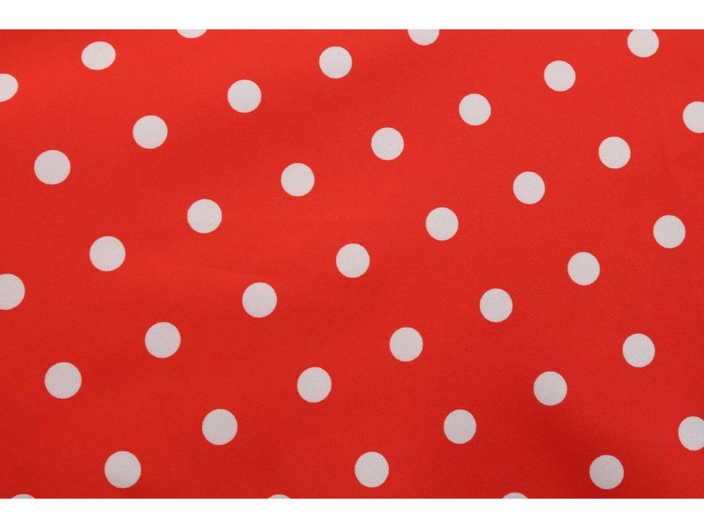 Summer Polka Dot Hepburn Dress with Ribbon - Big Swing Style