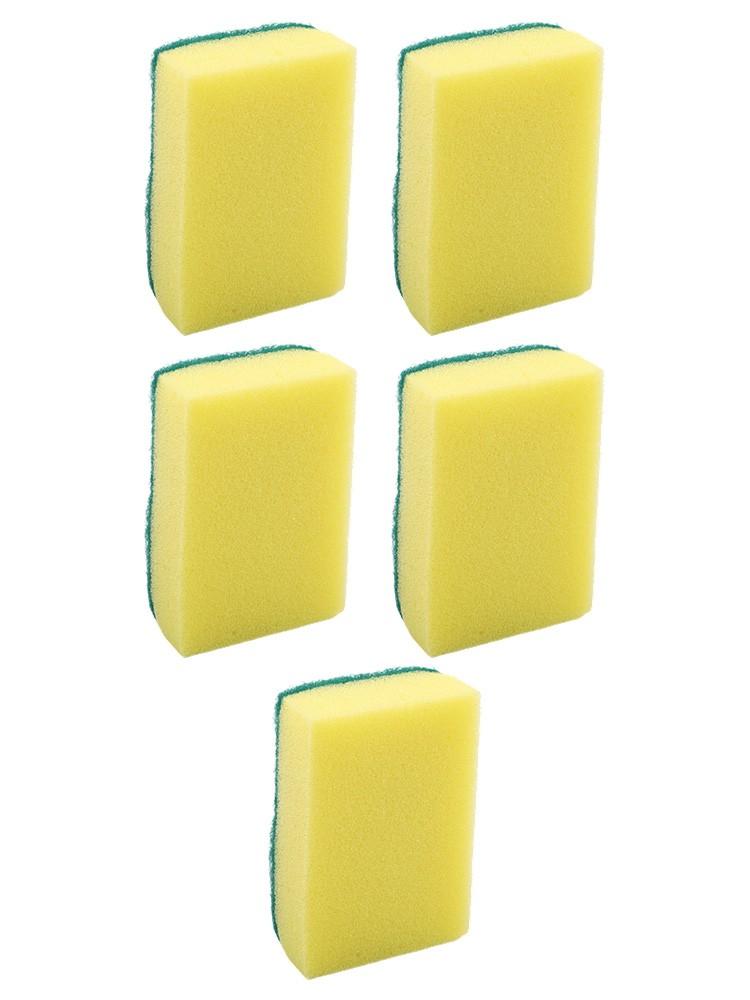 

Кухонная губка высокой плотности 10 7 3 см прямоугольная желто-зеленая 1pieces