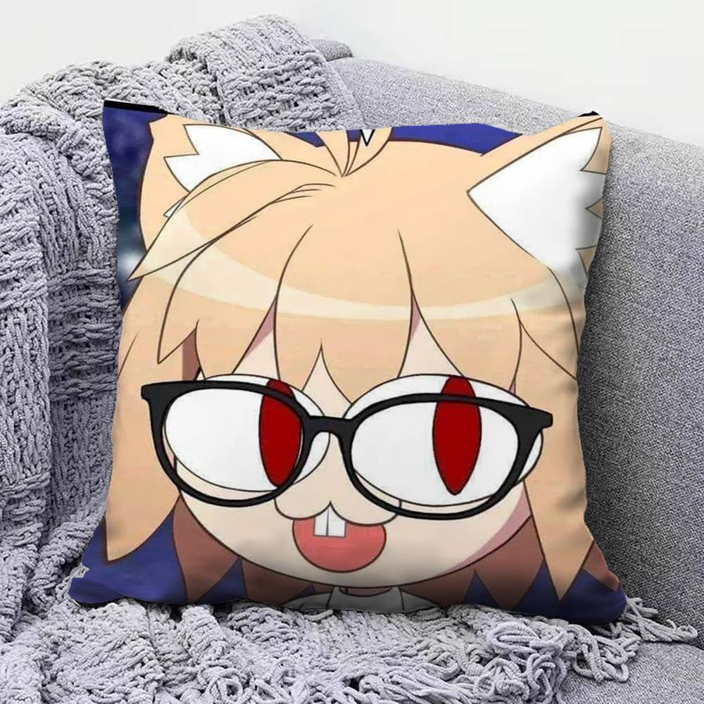 Memes Engraçados de Gato Neko Arc Capas de Almofada para Sofá de Casa e Capas de Almofada Decorativas Personalizadas