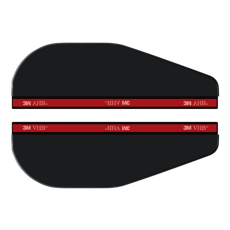 2Pcs Car Rearview Mirror Rain Cover Carbon Fiber Side Mirror Protector Waterproof Shield Rain Eyebrow Universal Auto Accessories