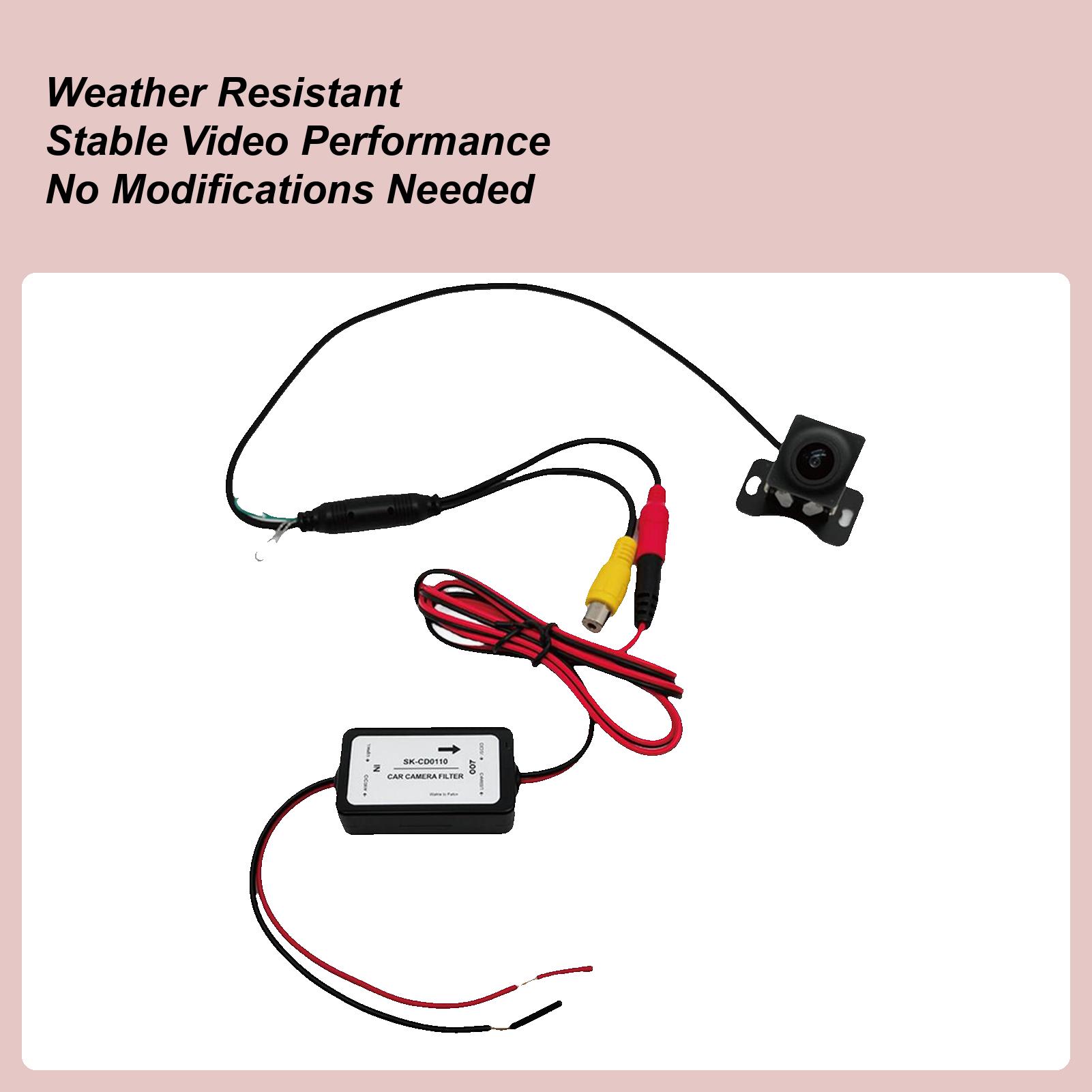 

Car Backup Camera Rectifier Image Stabilization Waterproof Capacitor Filter Connector For Backup Camera For Enthusiasts CHINA