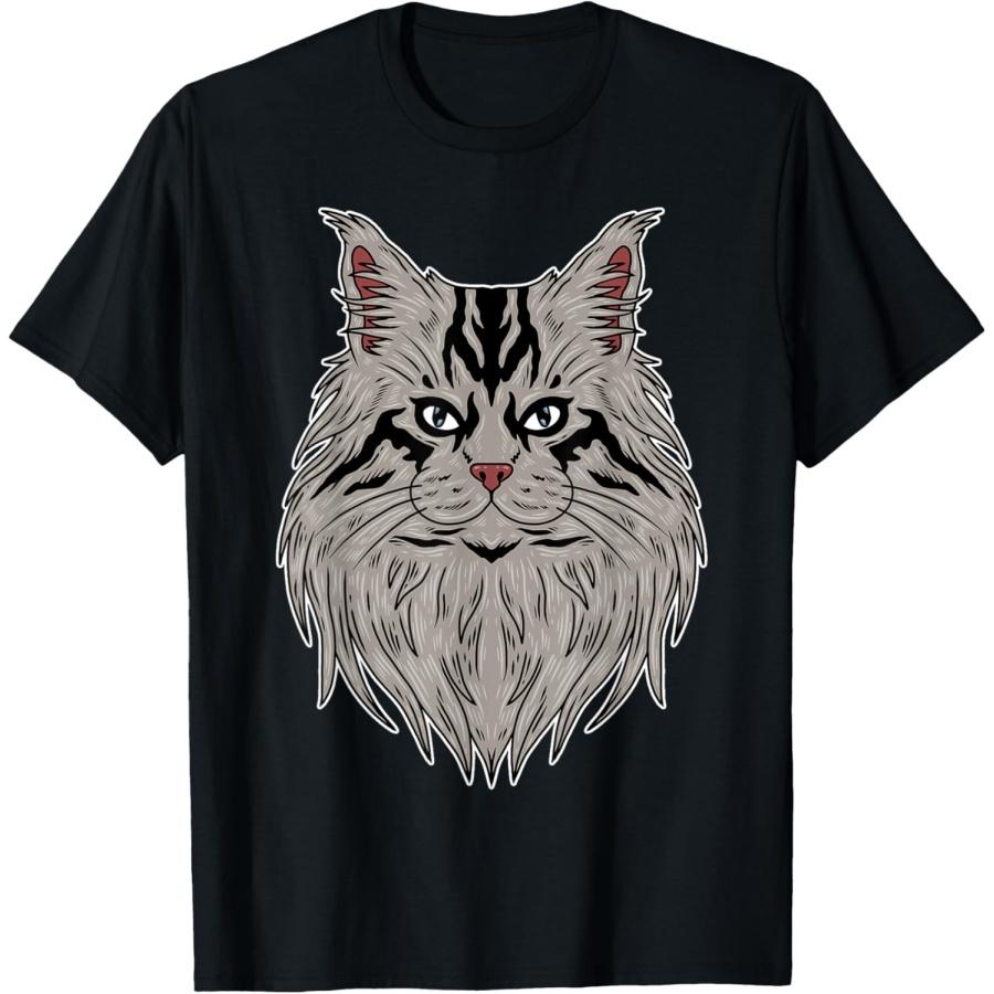 Maine Coon Cat T-Shirt(3) XXXXXL чёрный