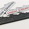 3D Metal Car Styling Logo HIGH COUNTRY Badge Emblem Decals For Chevrolet Jeep Dodge Ford Modified Snow Mountain Auto Accessories