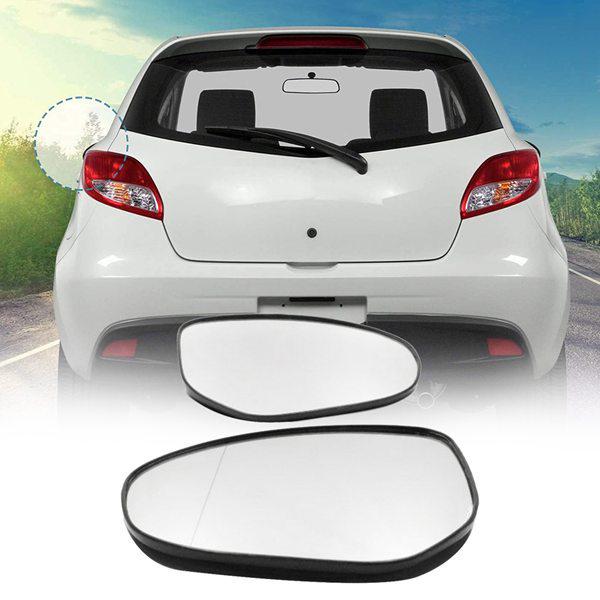 Compatible Rearview Mirror Glass Lens for 2008-2013 Mazda 3/6 (1 Pair)