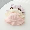 Baby Girls Sun Hat 48cm 6-24 Month Toddler Fisherman Cap Infant Adjustable Outdoor Foldable Children Kids Summer Beach Headwear