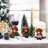 Christmas Highland Cattle Statue 3Pcs Cow Figurines Cute Small Resin Statue Christmas Gifts Home Office Desk Decoration