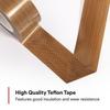 PTFE Coated Glass Fiber PTFE Tape, Used for Heat Sealing Machines, Circuit Boards, High Temperature Non Stick and Heat-resistant