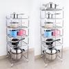 MIAOQIAO Stainless Steel Multi-Layer Storage Rack