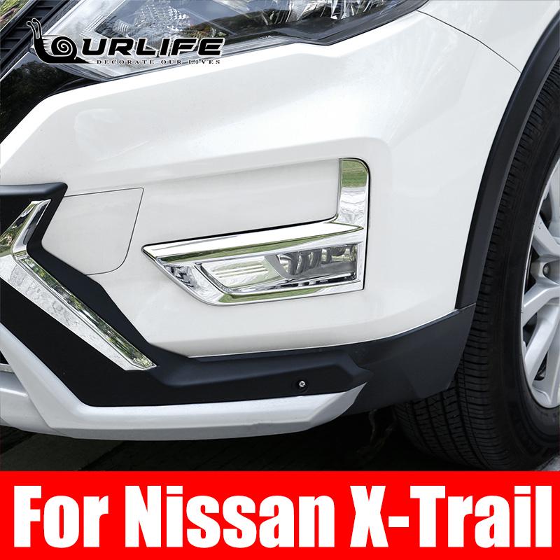 Vorne Hinten Nebel Licht Lampe Rückspiegel Fenster Wischer Abdeckung Trim Für Nissan X-Trail X Trail T32 Rogue 2017