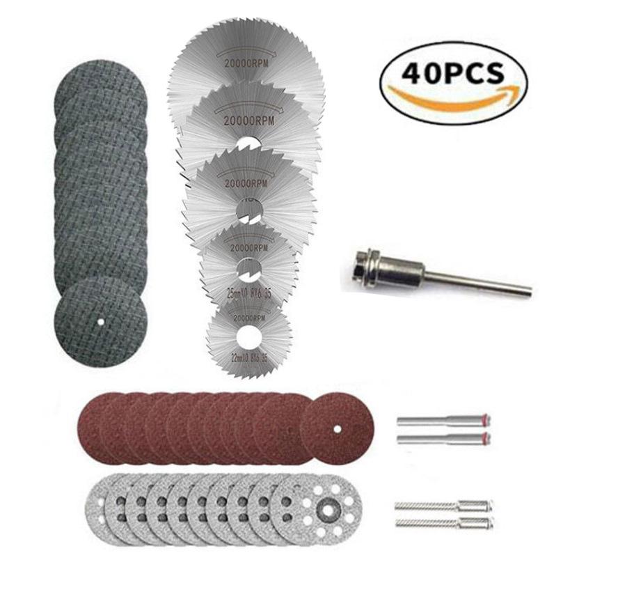 Power Drill Circular Saw Blade Set - High-Speed Steel Thin Cutting Disc for Woodworking and Electric Grinder