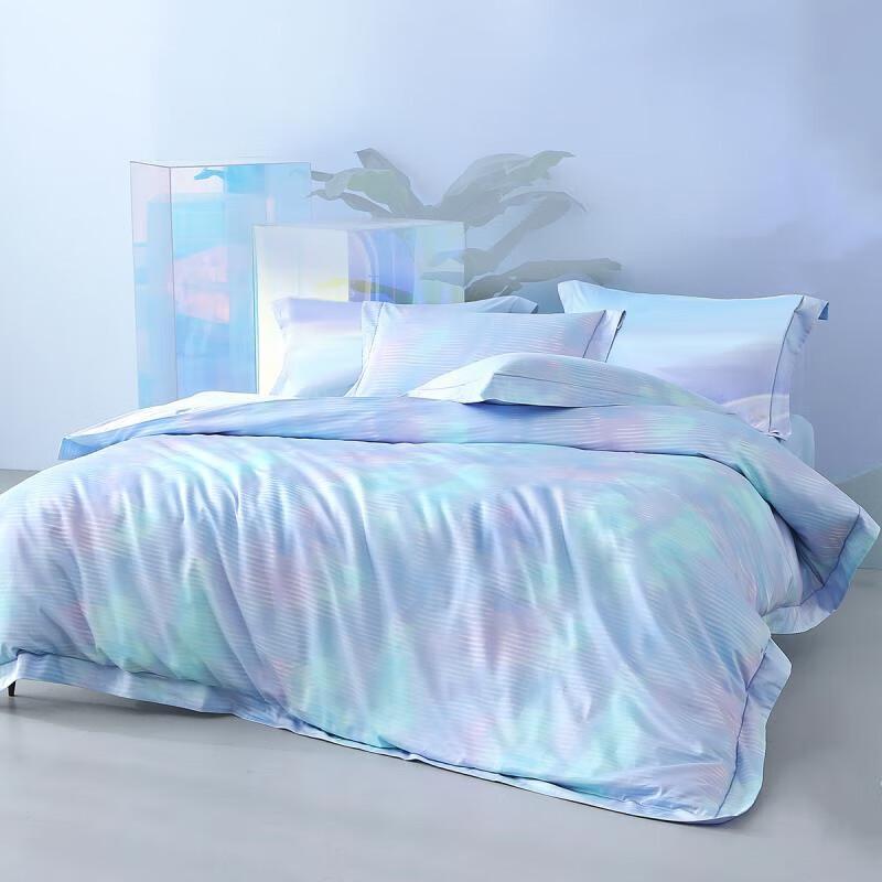 Mercury Home Textiles 60S Long-Staple Cotton Antibacterial Bedding Set
