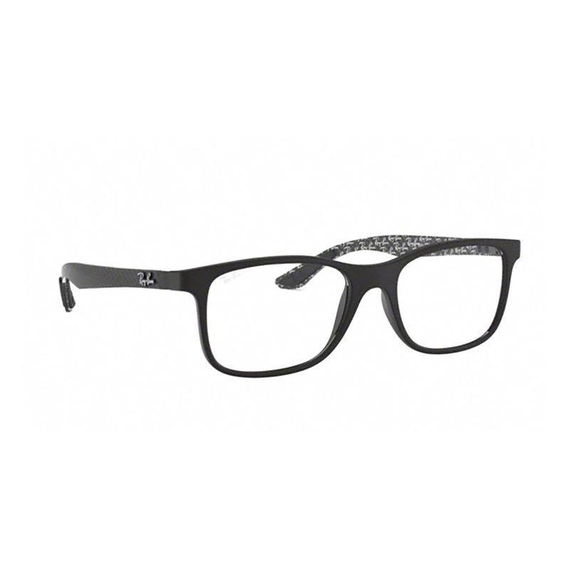 RAYBAN Square Plain Glasses Optical Frame Unisex Couple Black Eyewear Style Prescription Frames RX89035263