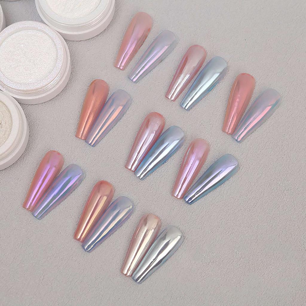 Speilpulver Neglesalong Spesial Flash T-pulver Solid Solbriller Neglelakk Neglelakk Gel Speil