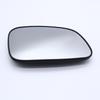 Front Door Wing Mirror Glass with Mount Waterproof Anti-Glare Rear View Mirror Lens for Discovery 2 CRD100640 CRD100650