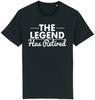 The Legend Has Retired Funny T Shirt Tee Gift Idea Dad Grandpa Husband