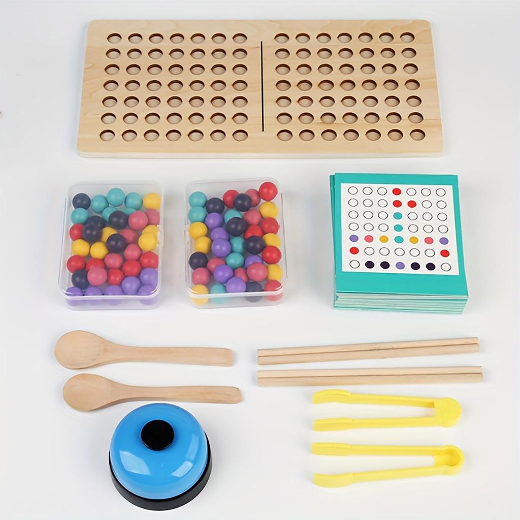 Colorful Bead Challenge Toy | Engages Both Hands And Mind With Logical Thinking