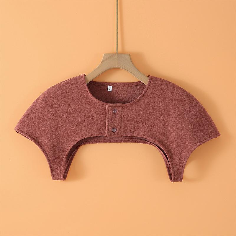 German Velvet Shoulder and Neck Warm Shawl: Autumn/Winter Protection for Pregnant Women, Middle-Aged & Elderly