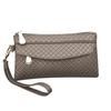 Women's Simple Clutch Bag Embossed Plaid Small Bag Grocery Shopping Coin Purse