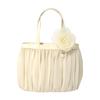 Kouei Store Formal Luxury Party Bag with Large Capacity, Gusset, Corsage, Magnetic Closure, Beige, L103-H-bg
