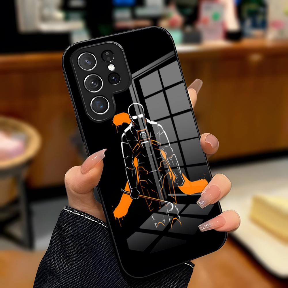 

Game H-Half-Life Phone Case For Samsung A25 A13 A33 5G A54 A36 A35 A56 A52 A14 Shockproof Glass Cover Samsung A34