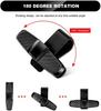 Auto Glasses Holder - Car Sun Visor Sunglasses Clip with Ticket Card Clamp ABS Eyeglasses Case - Automotive Glasses Mount