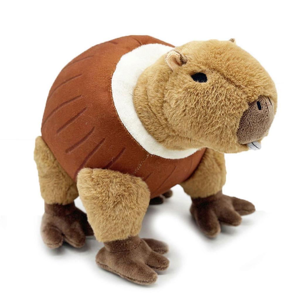 Brainrot Italian Animals Plush Toy - Cute Coconut Capybara Plush, Soft Stuffed Doll Gifts for Kids Fans