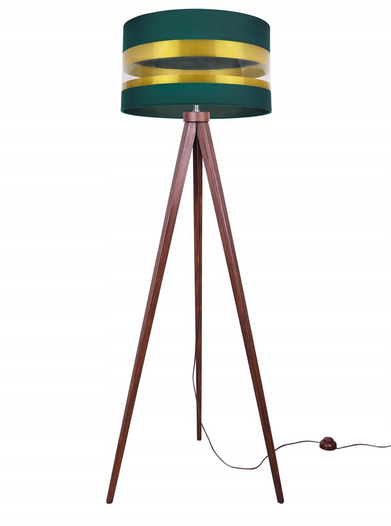 Loft Tripod Floor Lamp Golden Lampshade Led Selection