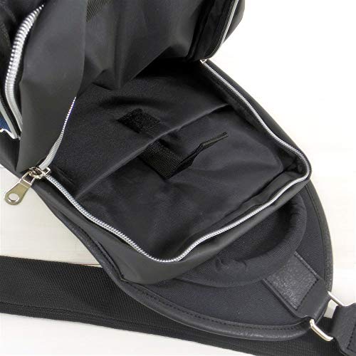 Walt Body Bag with Flap, Two-Layer Storage, Color-Scheme Black