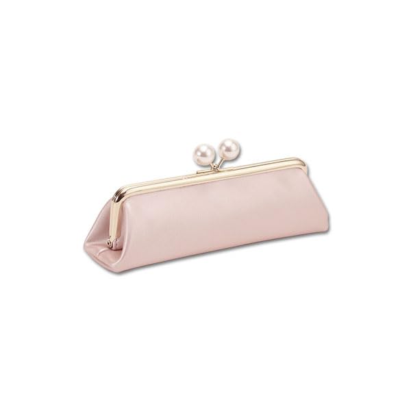 MARY QUANT MARY QUANT Pouch Cosmetic Pouch Embossed Daisy Pearl Pen Case Wrapping Gama-mouth +