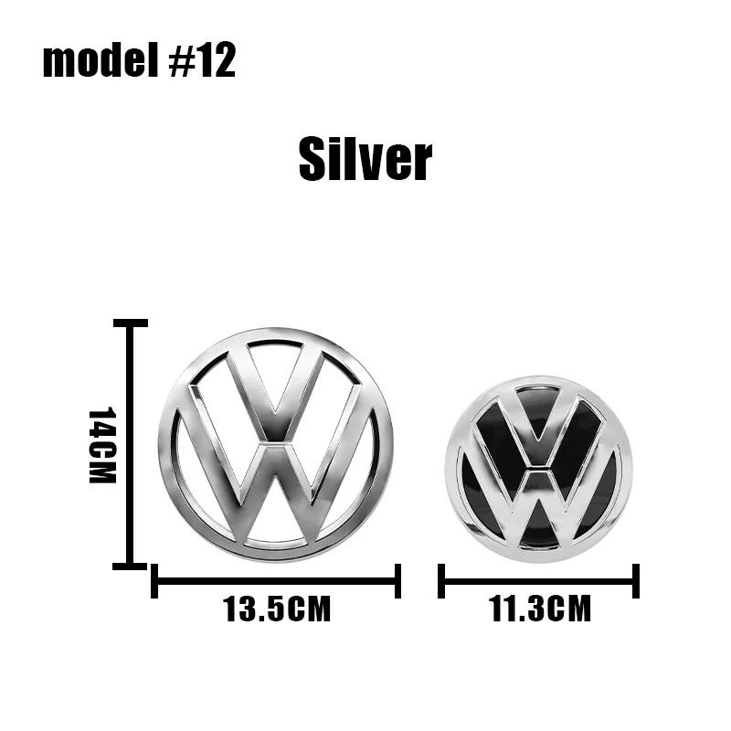 2026 Chaud Pour VOLKSWAGEN VW 2 Pièces VW Golf 7.5 ABS Couvercle de Logo de Voiture Badge de Calandre Avant Autocollant d'Emblème de Coffre Arrière Accessoires Pour Volk