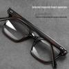 Korean Style Retro Black Acetate Prescription Eyeglass Frames