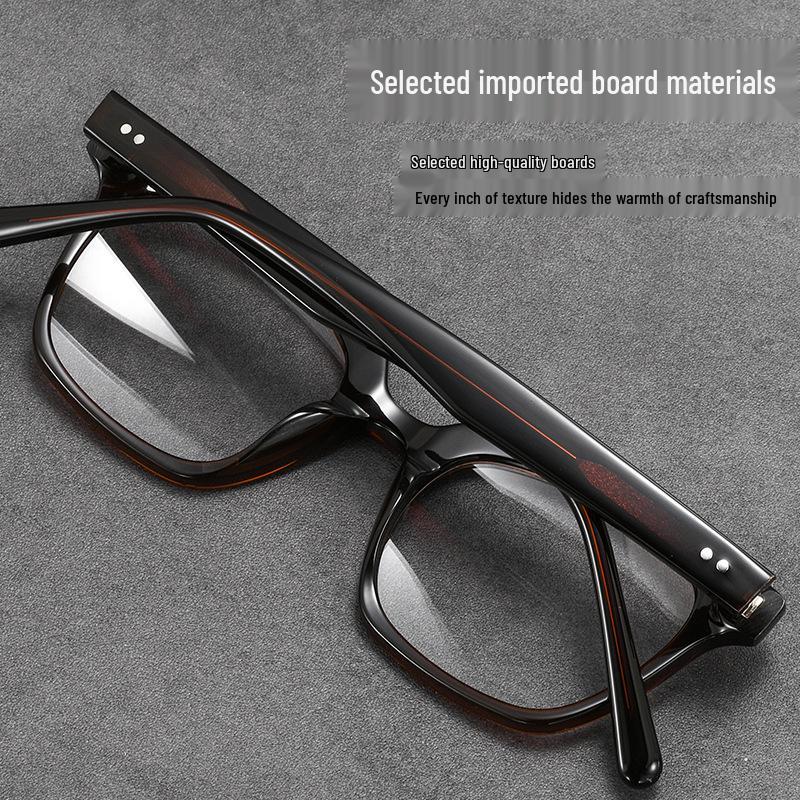 Korean Style Retro Black Acetate Prescription Eyeglass Frames