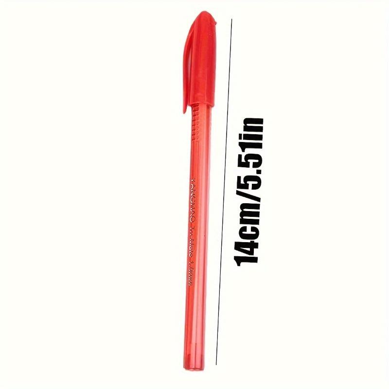 Ballpoint Pen Bullet Type 1.0mm Socket Plastic Pen 10 Colors Creative Ballpoint Pen Children Stationery Office Ballpoint Pen