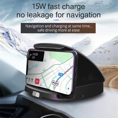 New Smart Car Wireless Charger Mobile Phone Holder Automatically Opens Closes Infrared Touch Dual Sensor Wireless Car Charger