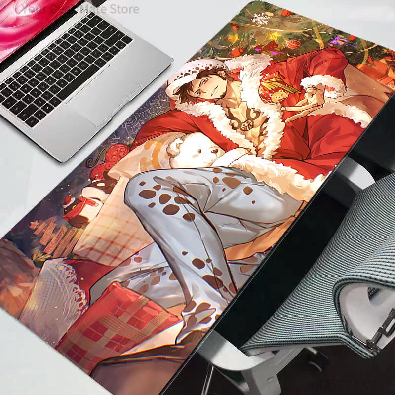 Mouse Pad One Piece Gaming Accessories Gabinete Gamer PC Computer Desk Mat Large XXL Keyboard Tablet Mousepad Durable Anime
