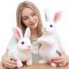 20/30cm Cute Simulation Rabbit Plush Lifelike Stuffed Animal Bunny Soft Doll Easter Birthday Gift Children Toy Home Decor