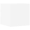 4 piece TV cabinet set white particleboard