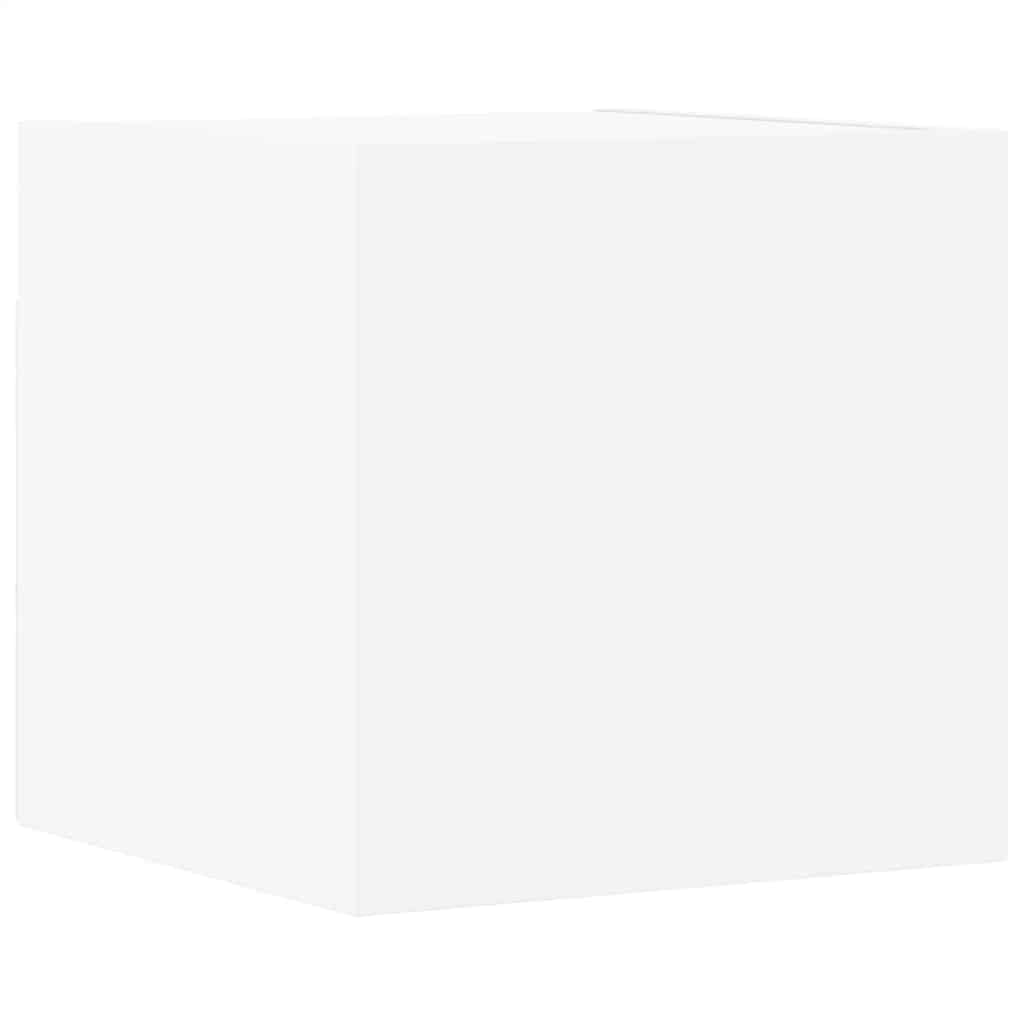 4 piece TV cabinet set white particleboard