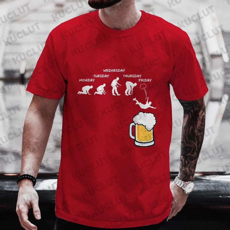 Diving Funny Printing Men Women T Shirts Fashion Casual Top Sleeve Short Sleeve Tshirts Deep Beer Diving Humor Alcohol Tees