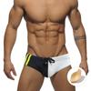 Men Swim Briefs Color Block Combination of Color Low Waist Tight Fit Sexy Swimwear Beach Wear Tanning Surfing