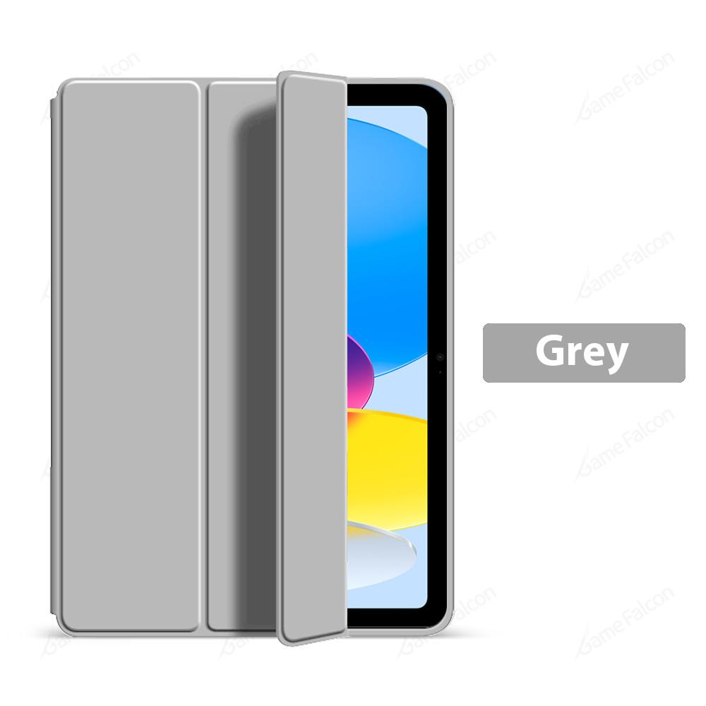 Pour Étui iPad A16 10 9 9ème 10ème Génération Pro 13 11ème M5 12.9 Funda Pour iPad Air 11 M4 M3 M2 5 4 3 Mini 6 7 A17 10.9 Housse 11th A16 2025 gris