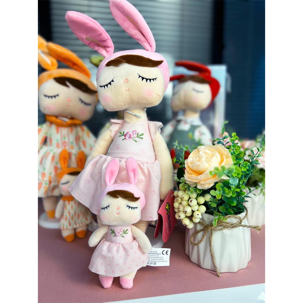 Non-Toxic Metoo Angela Pastoral Bunny Princess Dollrural Style Stuffed Plush Cute Toy Kids Birthday Gifts For Baby