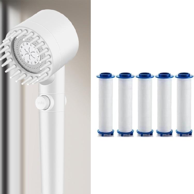 5Pcs Shower Head Replacement Filter Set For Universal Shower Water Cleaning Bathtub Drain Hair Shower Drain