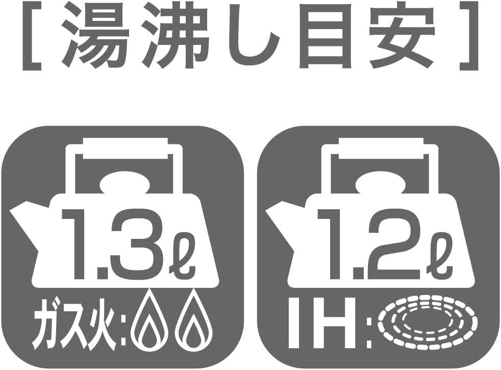 Yoshikawa “Chocolat” Whistling Kettle 1.8 L (White) SJ2434, Made in Japan