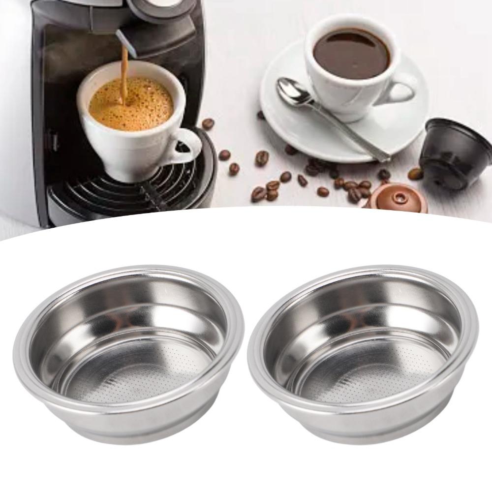 2pcs Set Double Layer Portafilter Filter Basket Coffee Filter Basket For Portafilter Coffee Machine