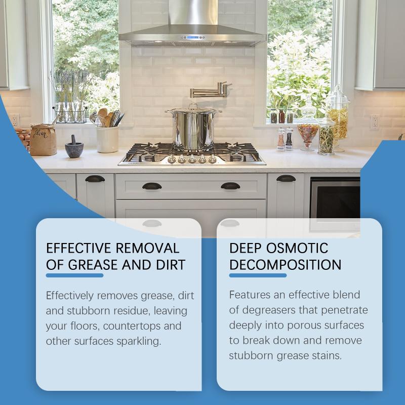 

Средство для удаления масляных пятен с кухни Удаление жирных пятен 120 мл Пеноочиститель для кухонного жира Обезжириватель для масляных пятен Бытовой очиститель Спрей one size